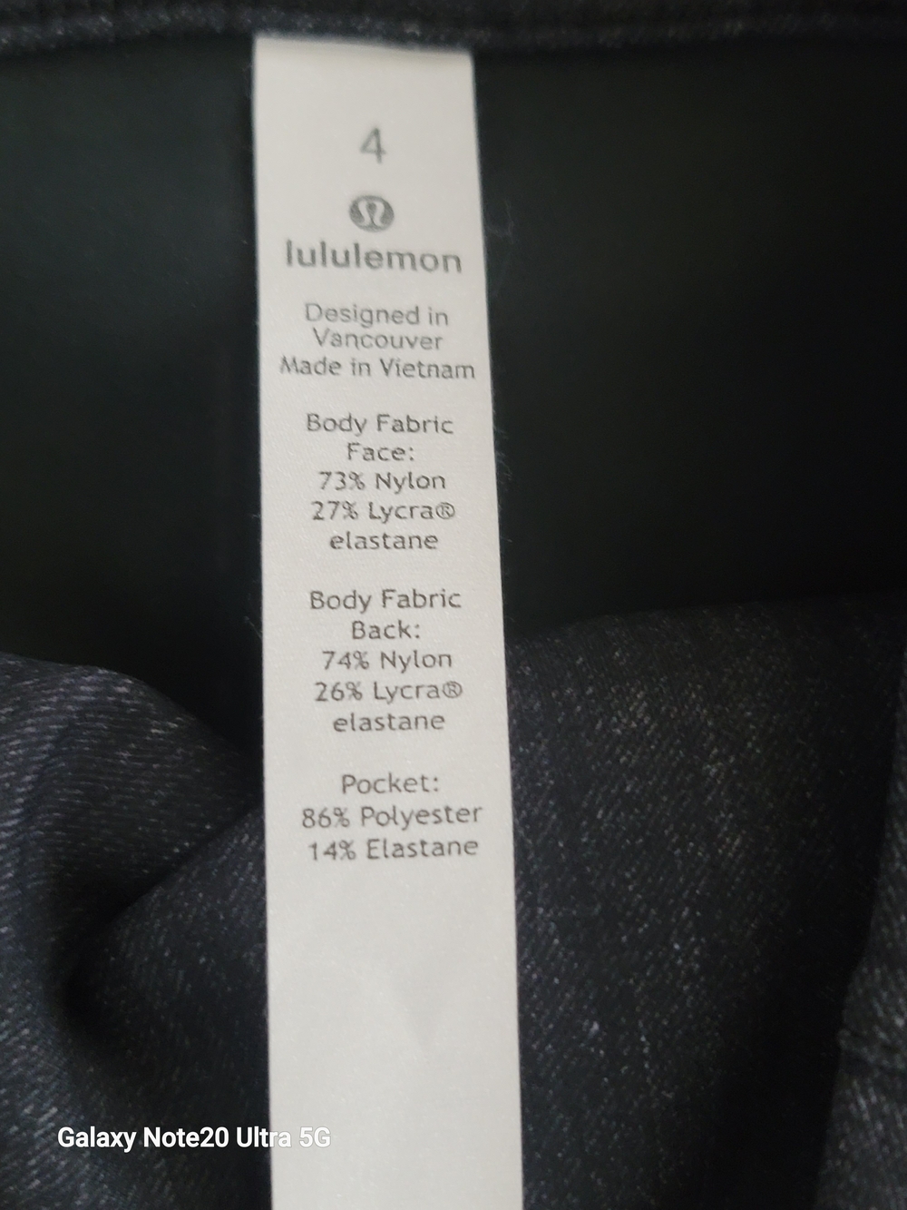 lululemon athletica Dark Gray Heather Leggings